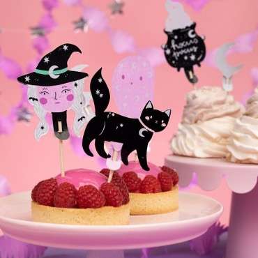 Halloween Cake Topper - Halloween Deko Picks - Cupcake toppers Halloween