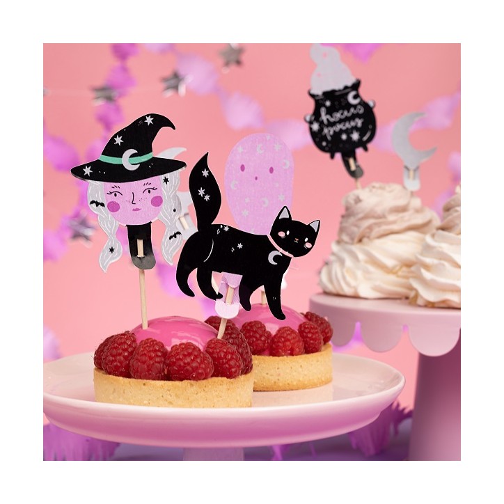 Halloween Cake Topper - Halloween Deko Picks - Cupcake toppers Halloween