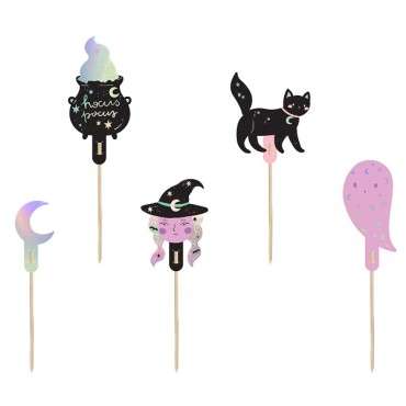 Halloween Cake Topper - Halloween Deko Picks - Cupcake toppers Halloween