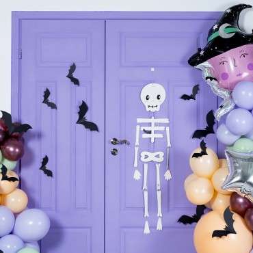 Skelett Partydekoration - Hanging Skeleton Dekoration - Wanddeko Halloween