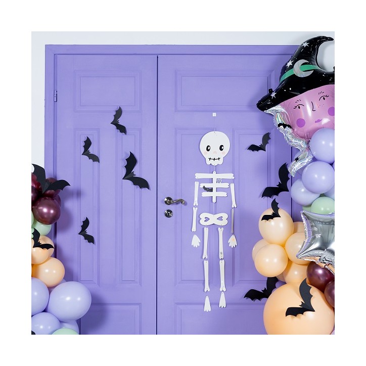 Halloween Haning Skeleton Paper Decoration - Halloween Partyware