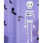 PartyDeco Halloween Hanging Skeleton 110cm