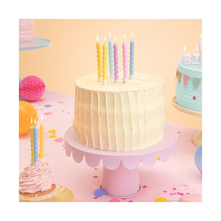 Twisted Party Candles - Birthday Candles Curly - 5904555020658