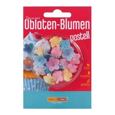 Glutenfreie Blumen aus Oblaten * Esspapier Blüten Laktosefrei