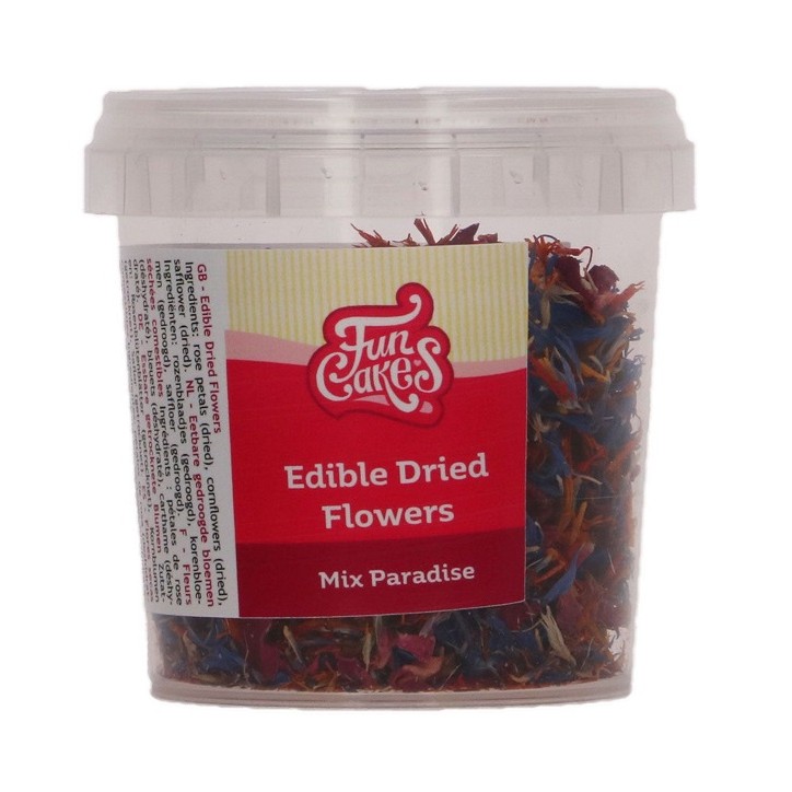 Fun Cakes Edible Dried Flowers Mix Paradise, 5g