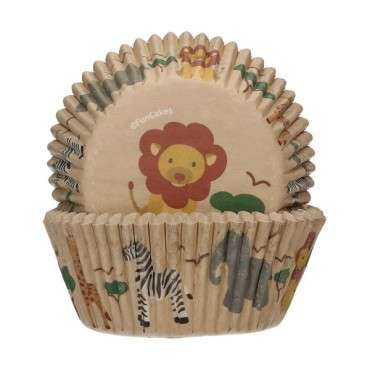 Cupcake cases Safari animals Africa