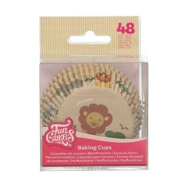 Cupcake cases Safari animals Africa