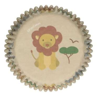 Cupcake cases Safari animals Africa