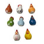 Porcelain Epiphany Figurine Chicken, 1 pcs