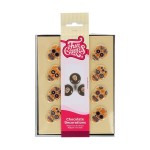 FunCakes Dia de Muertos Totenkopf Schokoaufleger, 12 Stück