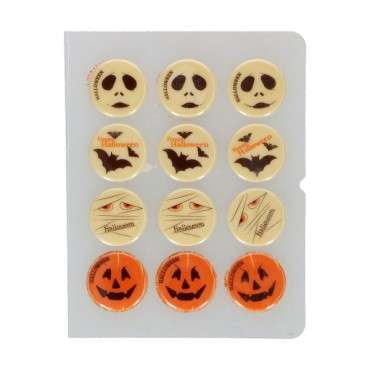 Halloween Schokodekor - Halloween Tortendekoration - Halloween Aufleger Essbar