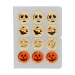 FunCakes 3.8cm Halloween Chocolate Decoration, 12 pcs