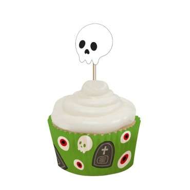 Frankenstein Cupcake Förmchen Set - Halloween Cupcake Set Frankenstein