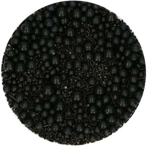 FunCakes Black Medley Sugar Sprinkles Mix, 65g