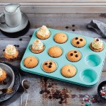 Decocino Mint Muffin Bake Pan 12 Hole