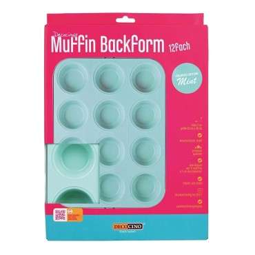 Muffin Backform Mint - Cupcake Backblech für 12 Cupcakes