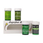 Sugarflair Colours Gelfarben GRÜN Set 4x25g