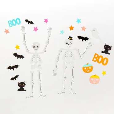 Halloween Window Sticker - Easy-Peasy Window Decoration Halloween - Halloween Window Clings