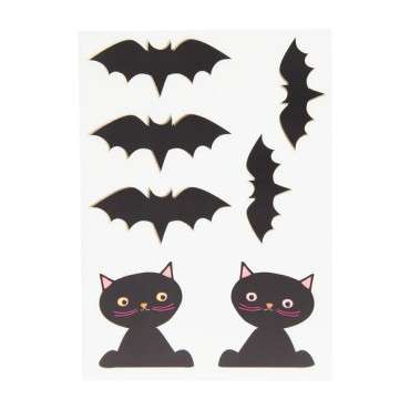 Halloween Window Sticker - Easy-Peasy Window Decoration Halloween - Halloween Window Clings