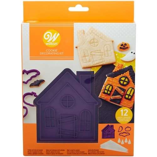 Wilton Halloween Cookie Kit Geisterhaus, 12-teilig