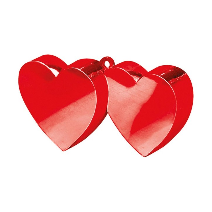 Balloon Weight Heart holds up to 10 Balloons