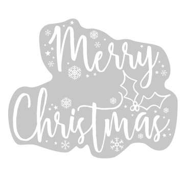 Xmas Window Decoration Merry Christmas Window Sticker