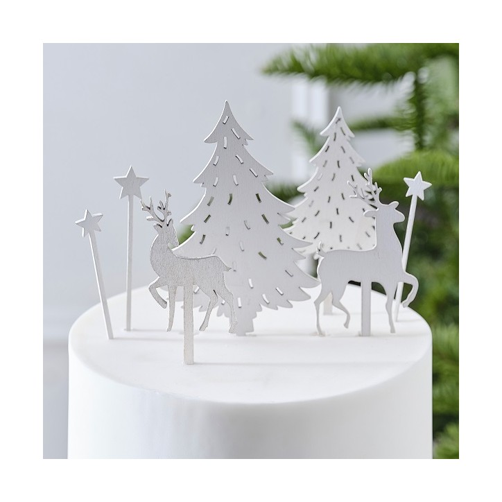 Kuchentopper Winterlandschaft - Woodland Scene