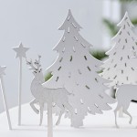 Ginger Ray Woodland Scene Wooden Christmas Cake Topper