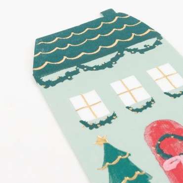 Christmas House Napkins - Festive House Tableware