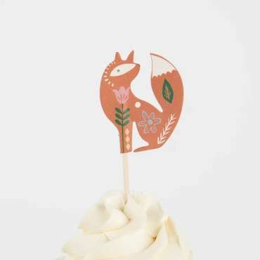 Folklore Woodland Cupcake Deko Set