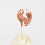 Meri Meri Folk Woodland Cupcake Deko Set 48-teilig