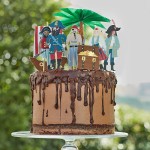 Meri Meri Pirates & Palm Tree Cake Toppers 7 pcs