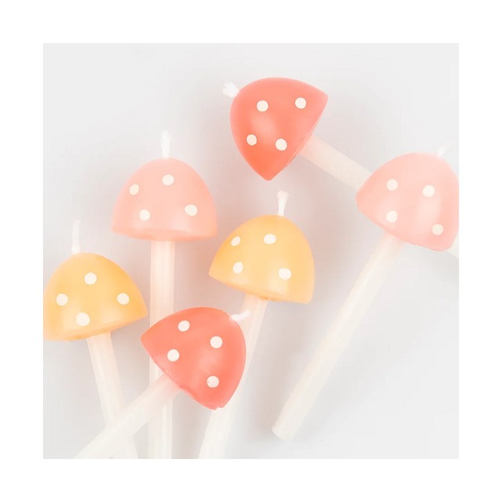 Toadstool Birthday Candles