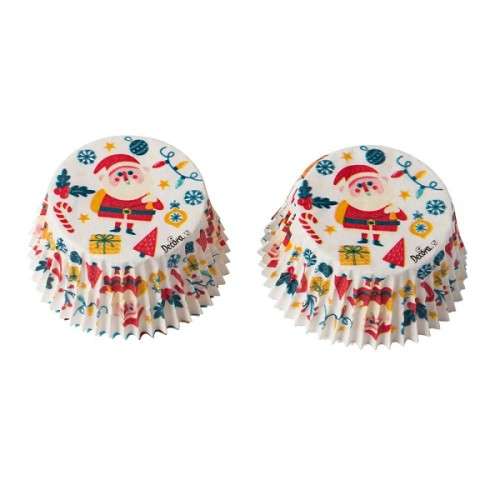 Decora Merry Xmas Cupcake Cases, 36 pcs