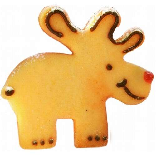 Birkmann Moose Shaped Metal Cookie Cutter 5.5x5cm