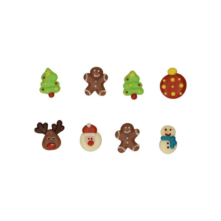 Chocolate Decor Xmas - Christmas Cake Decoration