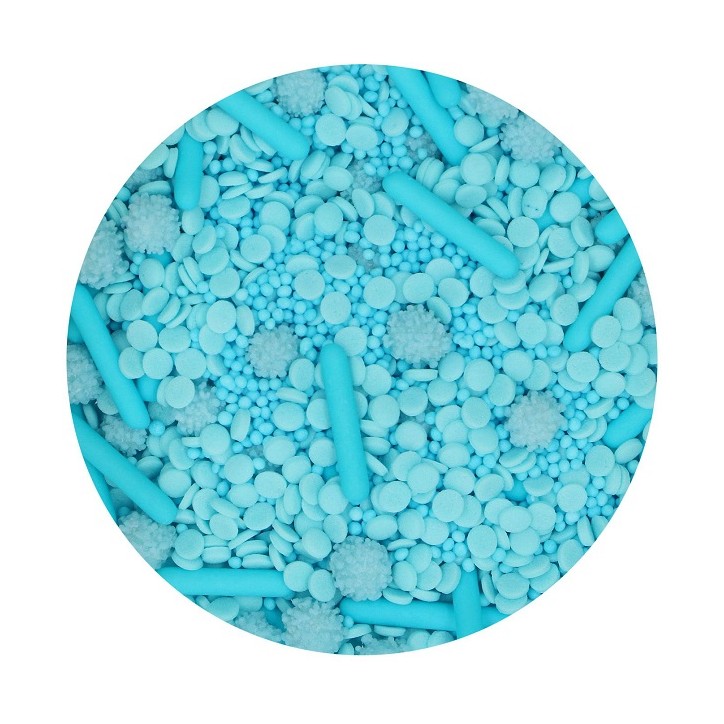 Light Blue Sprinkles - Turquoise Sprinkles Medley