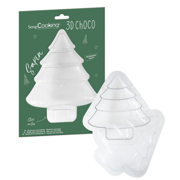 Scrapcooking Christmas tree 3D mold choco