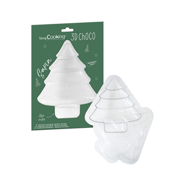 Scrapcooking Christmas tree 3D mold choco