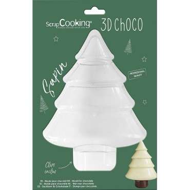 Scrapcooking Christmas tree 3D mold choco