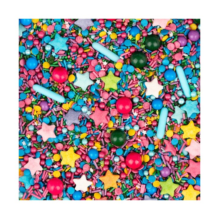 Star Sprinkles Medley - StarRain Cake Decor - Sugar Streusel Switzerland