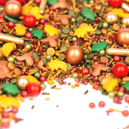 Kuchendekor Weihnachten mit Rentier-Sprinkles