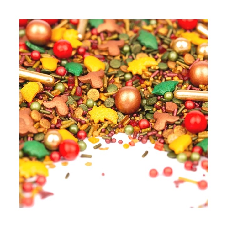 Kuchendekor Weihnachten mit Rentier-Sprinkles