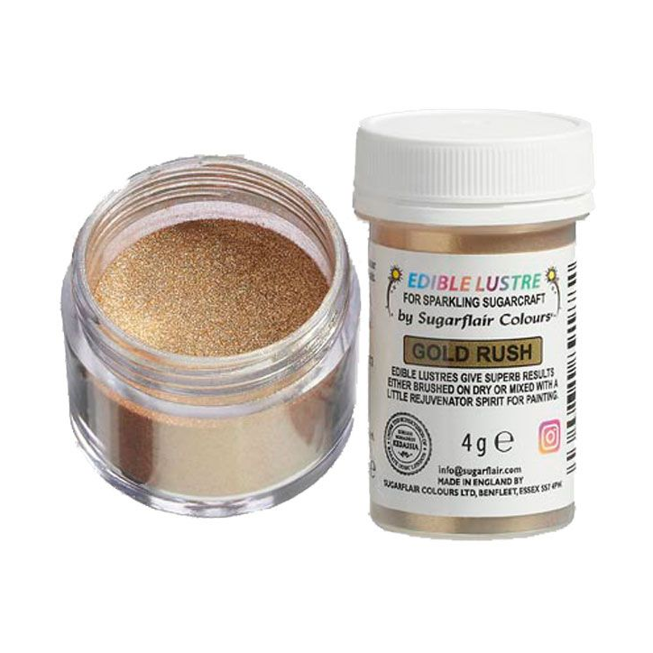 Sugarflair Edible Lustre Gold Rush Kosher & Vegan