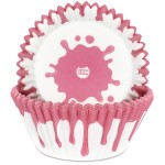 House of Marie Cupcake Förmchen Pink Drip, 50 Stück