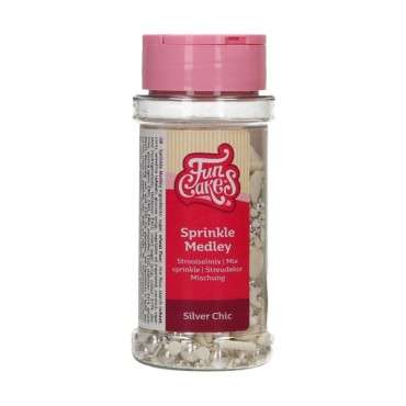 Silver-White Sprinkles Mix