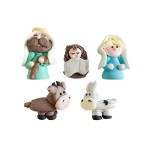 Decora 3D Nativity Sugar Decorations, 5 pcs