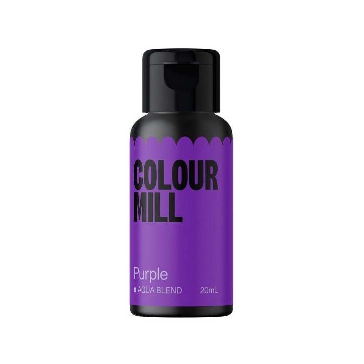 Vegan Food Colouring Purple - Aqua Blend Colour Mill Halal & Kosher friendly