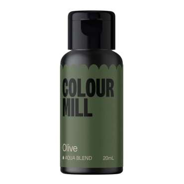 Kosher & Vegan Food Colouring OLIVE Aqua Blend Colour Mill