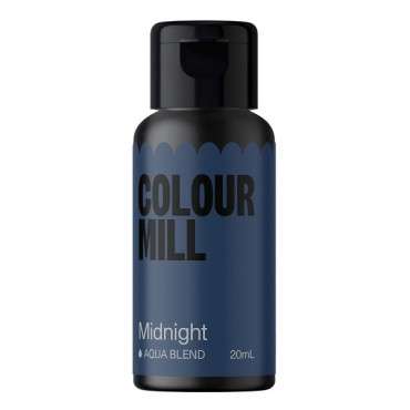 Dark Blue Colour Mill Food Color Midnight Aqua Blend